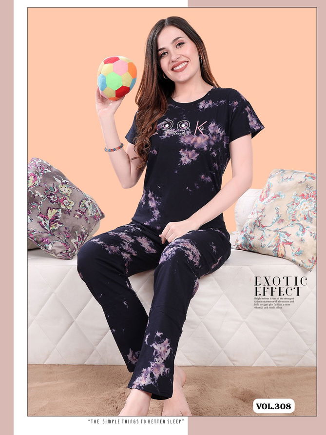 Dn 308 Night Wear Summer Special Hosiery Night Suits Wholesale Online
